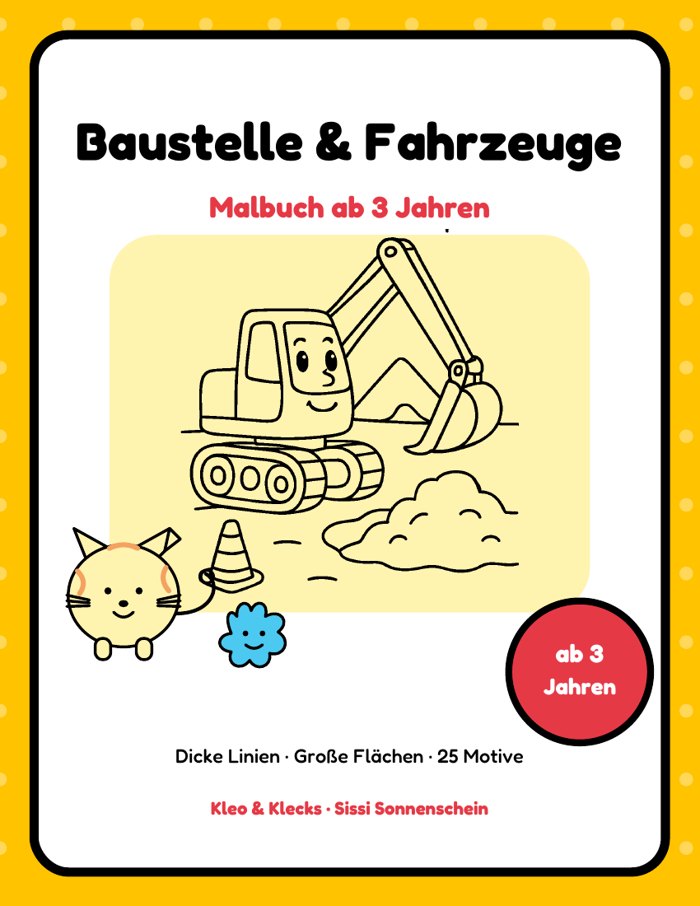 Cover Baustelle & Fahrzeuge